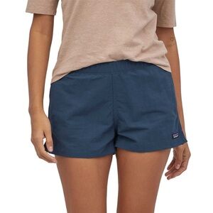 NWT Patagonia Barely Baggies Shorts 2.5” Recycled Materials Women’s XL Navy
